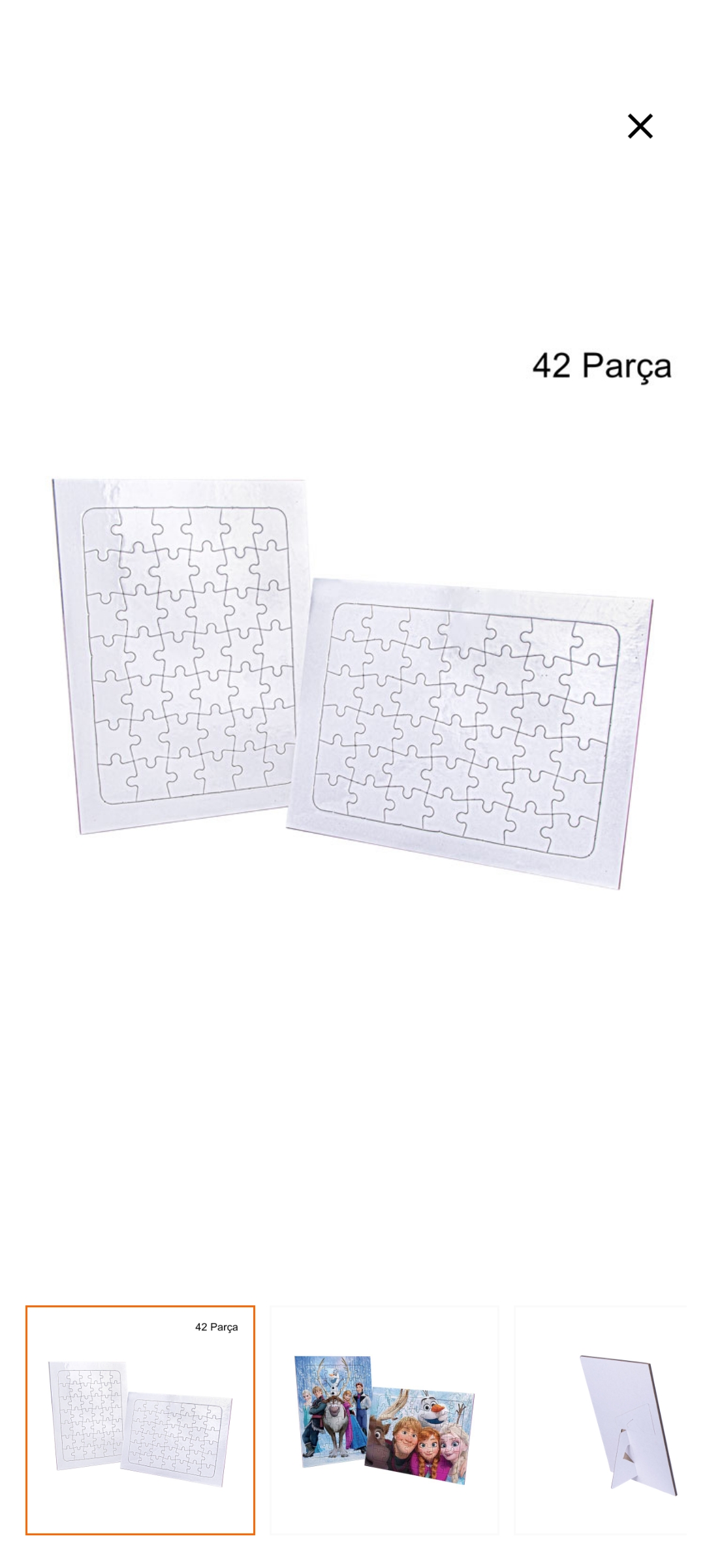 Kişiye Özel Baskılı Puzzle 42 Parça